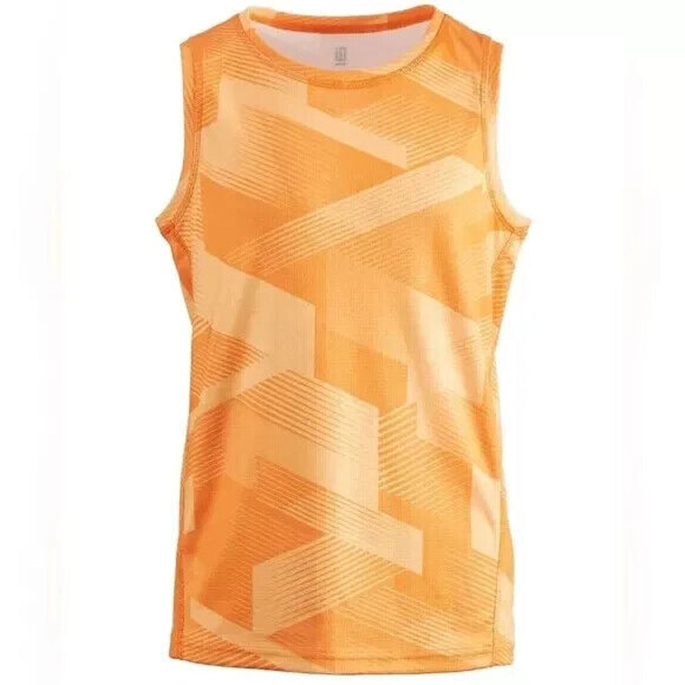 ID Ideology Big Boys Size XL Geometric Graphic Energized Orange Tank Top